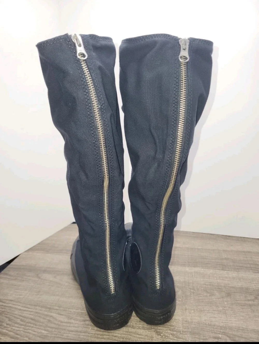 Converse Boots Chuck Taylor Knee High Zip All-Star A12325C Women's Size 9.5 New - Picture 5 of 8